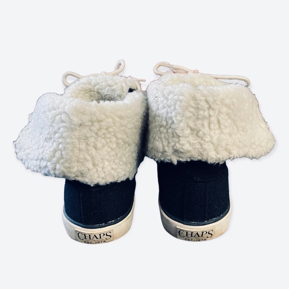 Chaps Brinly Microsuede Sherpa High Top Sneakers 8 - Picture 5 of 10